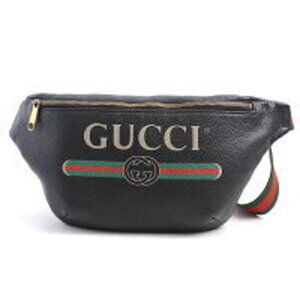 Gucci bag logo waist Body Belt Crossbody black